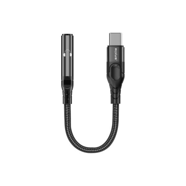 028D5EDE5E_A.jpg Rixus RXMU36C USB-C to 3.5mm Audio Adapter Female 10cm