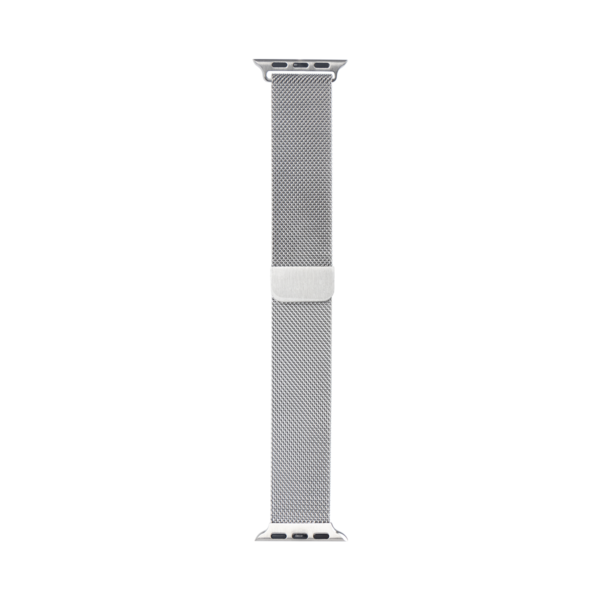 034BCE6D33_A_a9cc0bfe-4be8-4207-a06d-bcd1f9eb226d.png Milanese Loop Band For Apple Watch 38mm, 40mm, 41mm Silver Retail Box