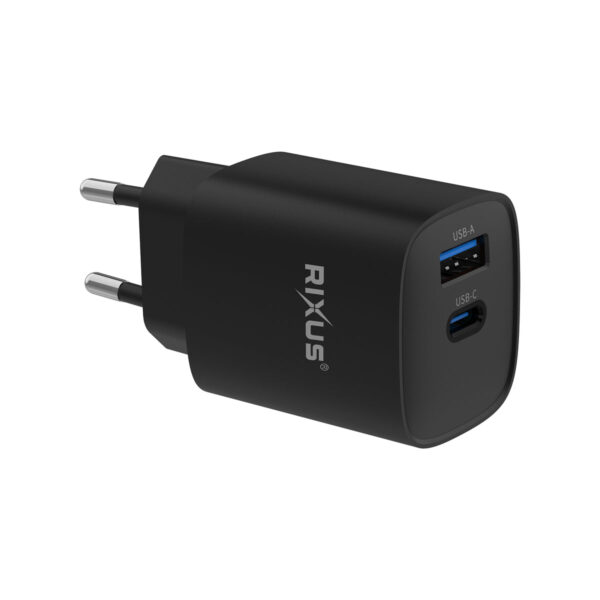 Rixus RX95 Fast Charging Adapter 30W Black