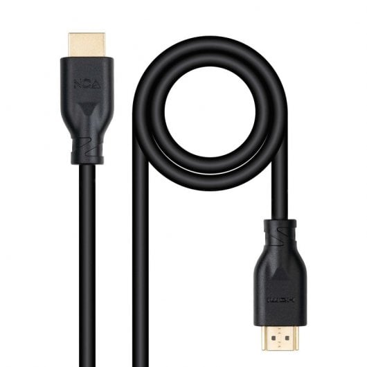 Nanocable 10.15.3900 cabo HDMI 0,5 m HDMI Type A (Standard) Preto