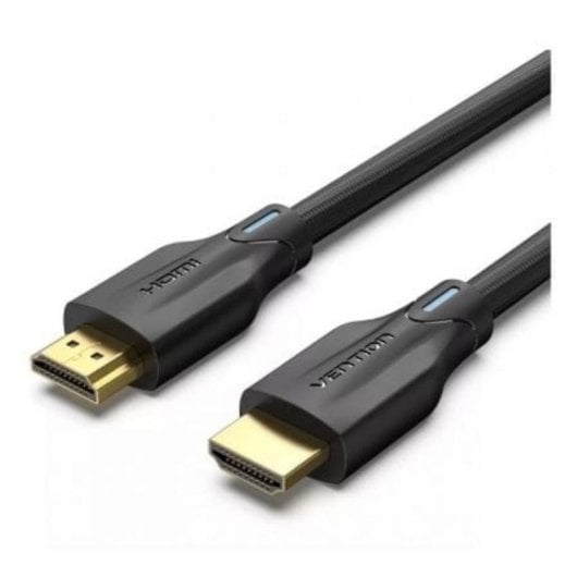Cabo HDMI Vention AAUBF 2.1 8K 1m Preto ouro 48Gbps AWG28