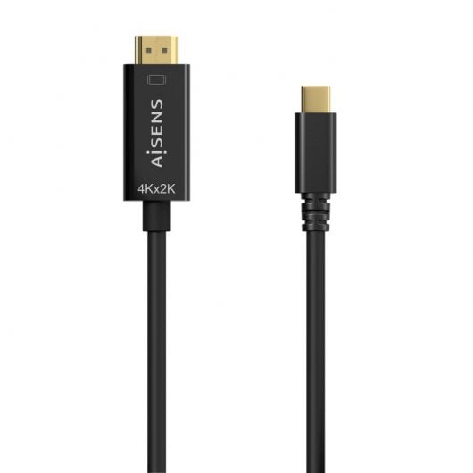1277-aisens-a109-0623-cable-conversor-hdmi-4k-a-usb-c-80cm.jpg Aisens A109-0623 Cabo Conversor HDMI 2.0 4K para USB-C 80cm