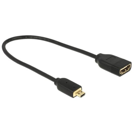 1335-adaptador-delock-hdmi-micro-d-a-hdmi-estandar-02-m-negro.jpg Adaptador HDMI Micro-D para HDMI Standard 0,2 m Preto DeLOCK