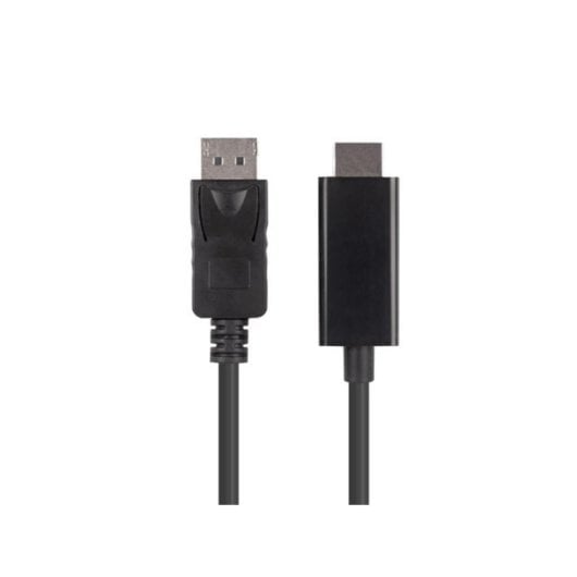 Cabo Lanberg CA-DPHD-11CC-0010-BK DisplayPort HDMI 1m Preto Cabo Lanberg CA-DPHD-11CC-0010-BK DisplayPort HDMI 1m Preto