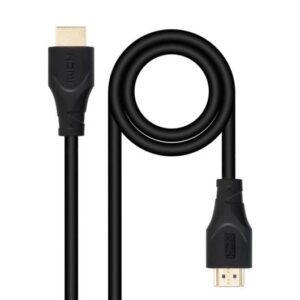 Cabo HDMI Nanocable 10.15.4705 5m Alta Velocidade Ethernet Ouro Preto