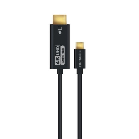 Cabo USB-C para HDMI 4K 3 m Metronic