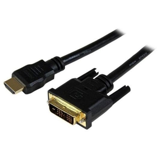 1427-adaptador-de-cable-de-video-startech-hdmi-a-dvi-d-15-m-negro-chapado-en-oro-comprar.jpg Adaptador de cabo de vídeo StarTech HDDVIMM150CM HDMI a DVI-D 1,5 m preto dourado