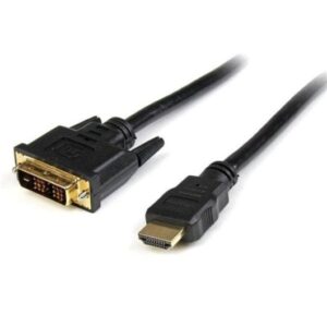 Adaptador de cabo de vídeo Startech HDDVIMM50CM HDMI a DVI-D 0,5 m dourado