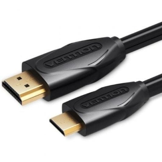 Cabo HDMI Vention VAA-D02-B150 1,5m Mini HDMI Macho para HDMI Macho 1080p Preto