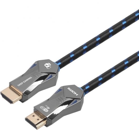 Cabo trançado para jogos profundos HDMI 2.1 48G de alta velocidade 8K/60hz 4K/120hz HDR dinâmico 2m