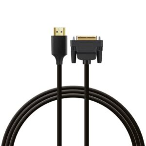 PcCom Essential Bidirecional HDMI para Cabo DVI para TV/PC/Monitor/Projetor 2m Preto