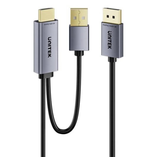 1779-cable-adaptador-unitek-displayport-a-hdmi-18-m-4k-60-hz.jpg Cabo adaptador Unitek DisplayPort HDMI 1,8 m 4K 60 Hz