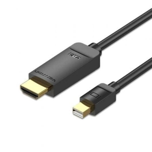 1789-cable-conversor-vention-hahbh-mini-displayport-hdmi-2m-negro-4k-enchapado-en-oro.jpg Cabo conversor HDMI Vention HAHBH Mini Displayport 2m preto banhado a ouro 4K
