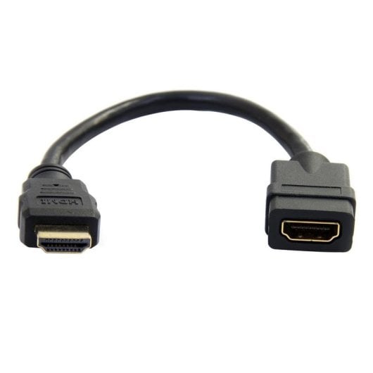 1800-cable-extensor-hdmi-15-cm-startech-macho-a-hembra-4k-uhd-30hz.jpg Cabo de extensão HDMI 15 cm StarTech Macho a Fêmea 4K UHD 30Hz