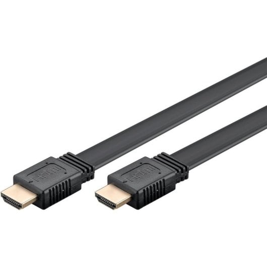 Cabo plano HDMI 2.1 Goobay 77135 1,5 m 48 Gbit/s Preto