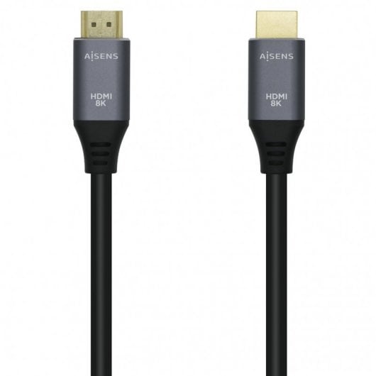 1862-aisens-cable-hdmi-v21-macho-macho-2m-gris-negro.jpg Aisens Cable HDMI V2.1 Macho/Macho 2m Gris/Negro