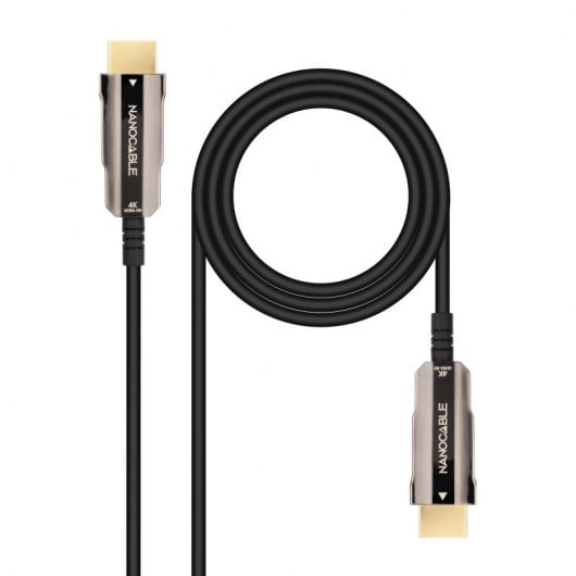 Cabo Nanocable HDMI 2.0 AOC 4K Macho/Macho 20m Preto