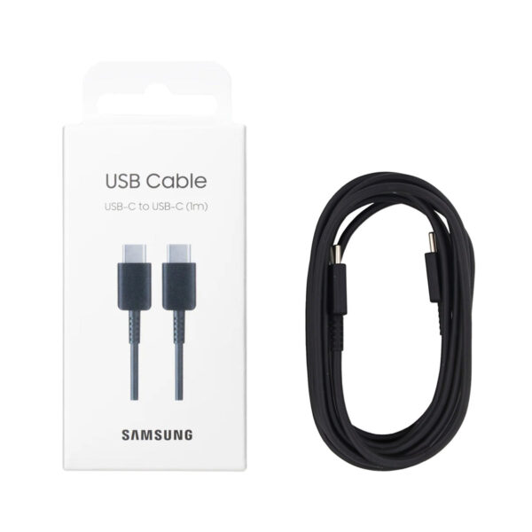 Samsung EP-DA705BBEGWW USB-C To USB-C Data Cable 100cm Black Original Retail Box