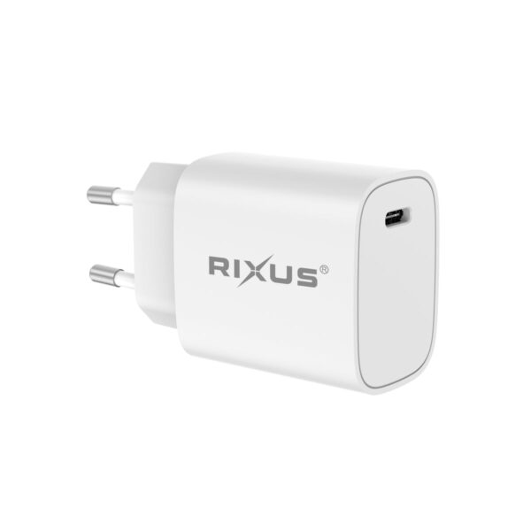 Rixus RX209 Adaptive Fast Charger USB-C 20W White
