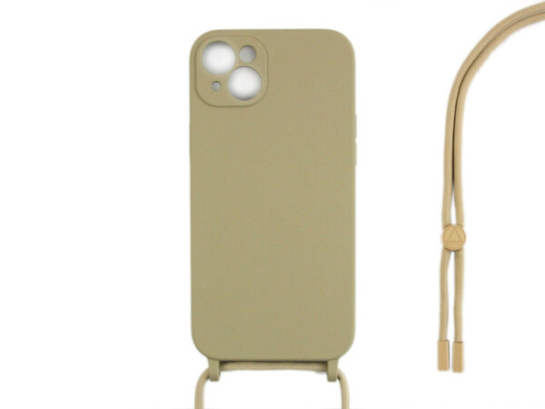 Rixus TPU Necklace Cord Cover For Apple iPhone 15 Plus