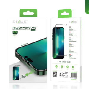 Rixus Clear HD Full Curved Edge Tempered Glass For Apple iPhone 12, 12 Pro