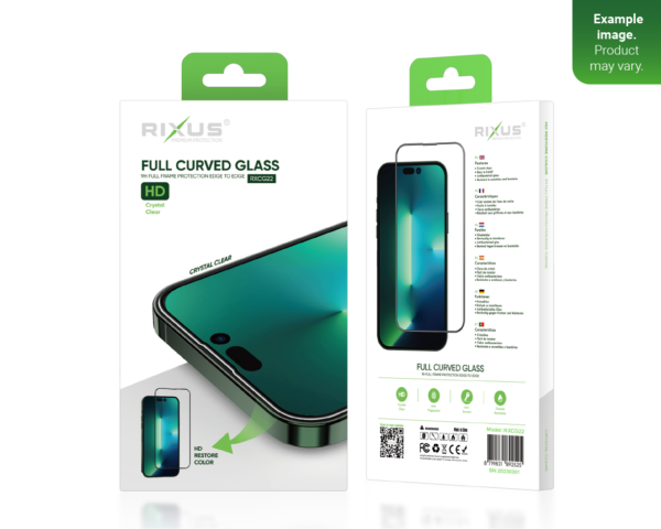 Rixus Clear HD Full Curved Edge Tempered Glass For Samsung Galaxy S21 FE 5G