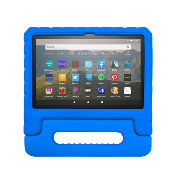 Rixus RXTC06 Tablet Kids Case For Apple iPad Air 1 9.7 inch, iPad 5, iPad 2 9.7 inch, iPad 6, iPad Pro 9.7 inch, iPad 7 Blue