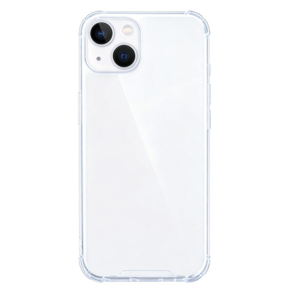 Rixus Anti-Burst Case For Apple iPhone 15 Transparent