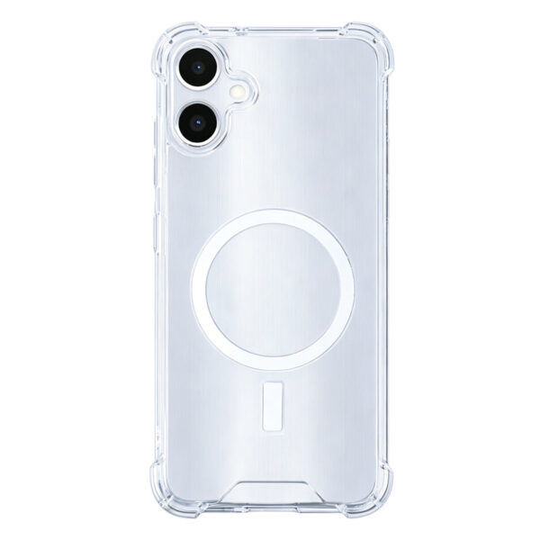 Rixus Anti-Burst Case With MagSafe Compatible For Samsung Galaxy A05 Transparent