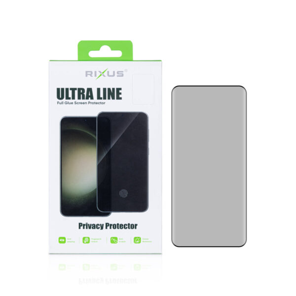 89B8608677_A.jpg Rixus Privacy Full Curved Edge Tempered Glass For Samsung Galaxy A15 5G