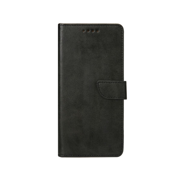 Rixus Bookcase For Apple iPhone 15 Black