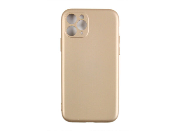 Rixus Soft TPU Phone Case For Apple iPhone 11 Pro Gold