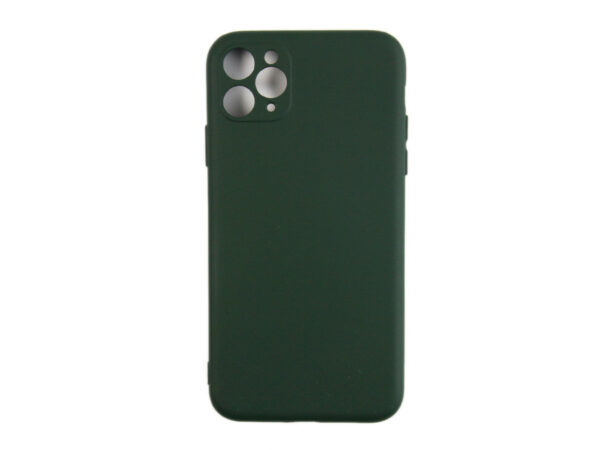 Rixus Soft TPU Phone Case For Apple iPhone 11 Pro Max Dark Green