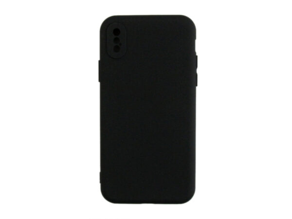 Rixus Soft TPU Phone Case For Apple iPhone X, XS Black