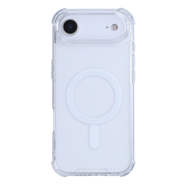 Rixus Anti-Burst Case With MagSafe Compatible For Apple iPhone 17 Air Transparent