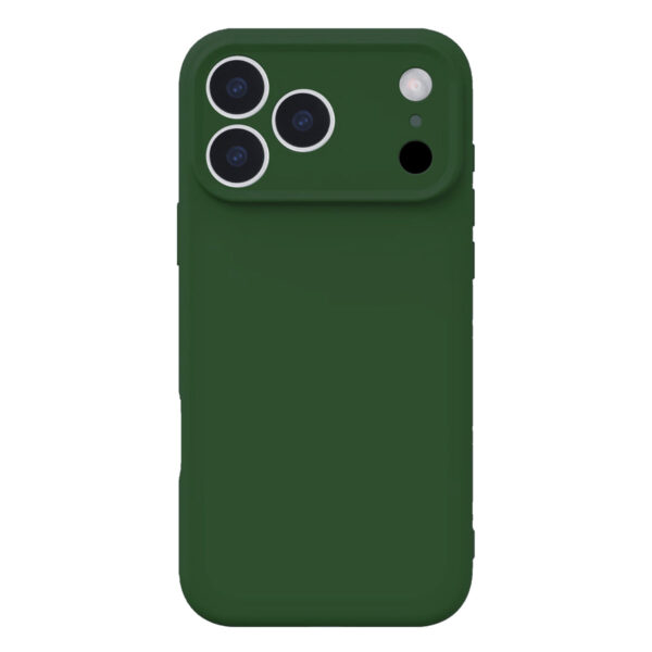 Rixus Soft TPU Phone Case For Apple iPhone 17 Pro Max Dark Green