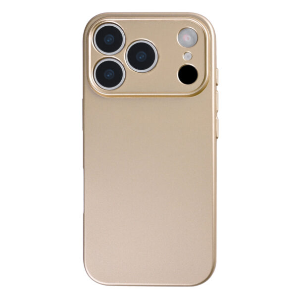 Rixus Soft TPU Phone Case For Apple iPhone 17 Pro Max Gold