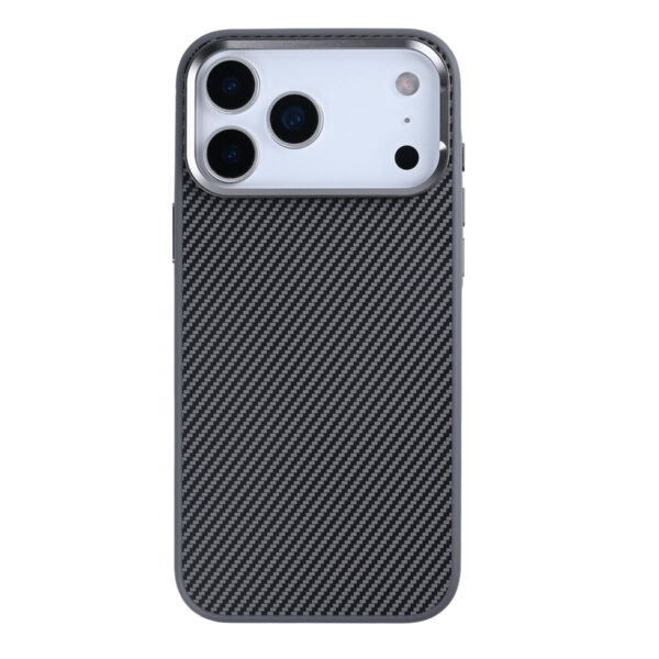 Rixus Mag Carbon With MagSafe Compatible For Apple iPhone 17 Pro Titanium Grey