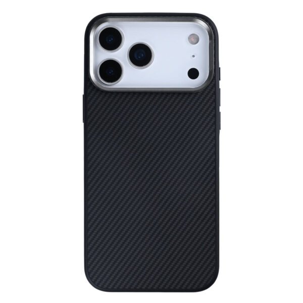Rixus Mag Carbon With MagSafe Compatible For Apple iPhone 17 Pro Titanium Black