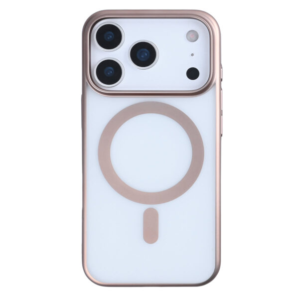 Rixus Instinct Mag Case For Apple iPhone 17 Pro Max Desert Titanium