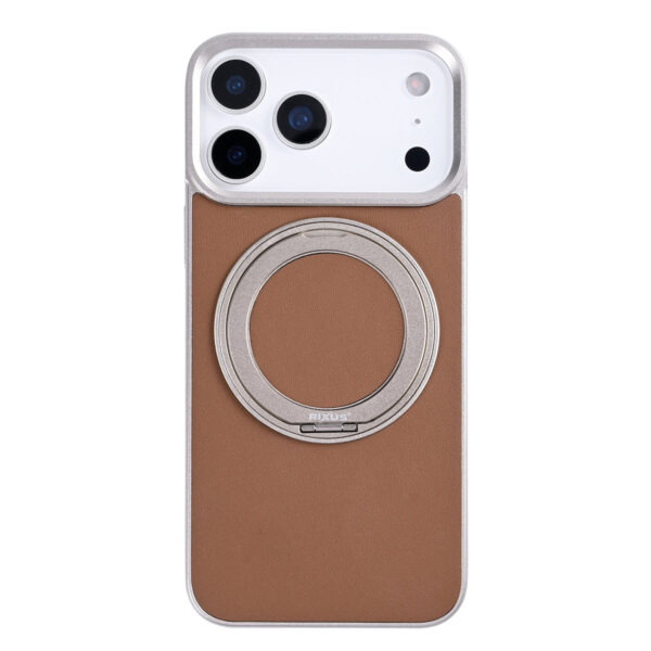Rixus MagWrap Case For Apple iPhone 17 Pro Max Brown