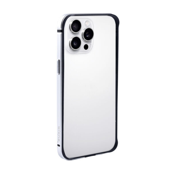 Rixus Crash Guard Case For Apple iPhone 15 Pro White Titanium