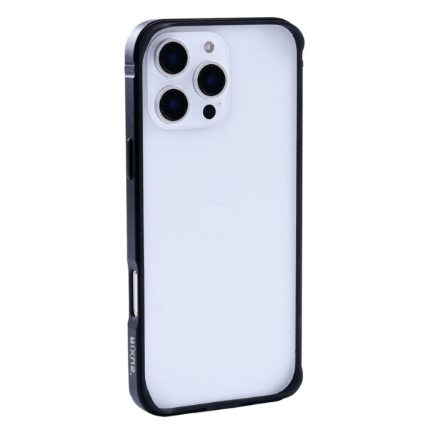 Rixus Crash Guard Case For Apple iPhone 16 Pro Max Black Titanium