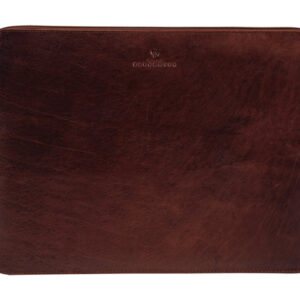 BLUCACTUS LS1003BR Leather Laptop Sleeve 14 inch Brown