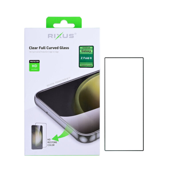 Rixus Clear HD Tempered Glass For Samsung Galaxy Z Fold 6