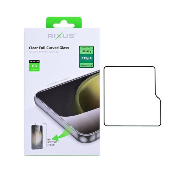 Rixus Clear HD Tempered Glass For Samsung Galaxy Z Flip6
