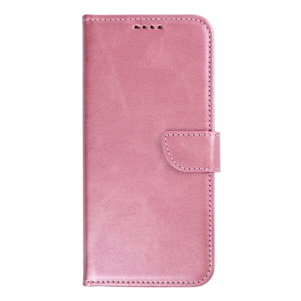Rixus Bookcase For Samsung Galaxy A57 Pink