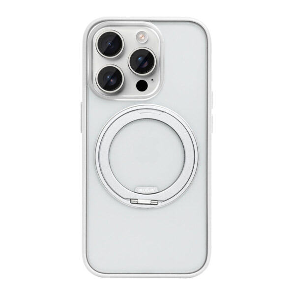 Rixus SnapGrip 360 Case For Apple iPhone 15 Pro Max White