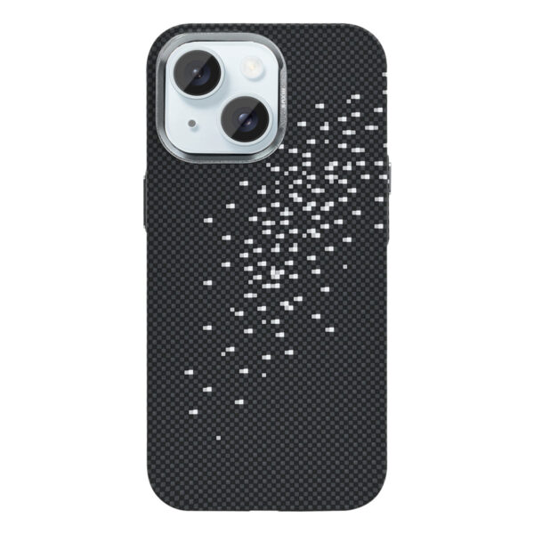 Rixus Alpine Ultra-Slim Case With MagSafe Compatible RXD022 For Apple iPhone 15 Galaxy Black