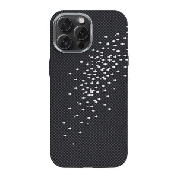 Rixus Alpine Ultra-Slim Case With MagSafe Compatible RXD022 For Apple iPhone 15 Pro Galaxy Black